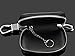 Black Key chain Bag Leather Ring Holder Case Car Auto Coin Universal Remote Smart Key cover Fob Alarm Security Zipper keychain Wallet Bag for Lexus