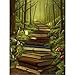 Produktbild DIY 5D Diamant Gemälde Malen nach Zahlen Leinwand Groß, kompletter Bohrer Diamant Picture Decoration Buch Wald Strass Stickerei Kreuzstich Supply Kunst Basteln Wand Deko Aufkleber Home Decor 30x40cm