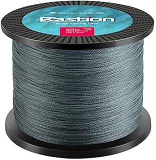 Calamus Bastion Braided Fishing Line, Gray, 300 Yds, 20 LB (4 Strands)