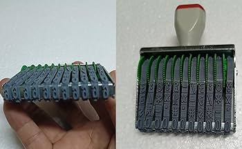 Amazon.com : ZENG 11-Digit Adjustable Roller Stamp