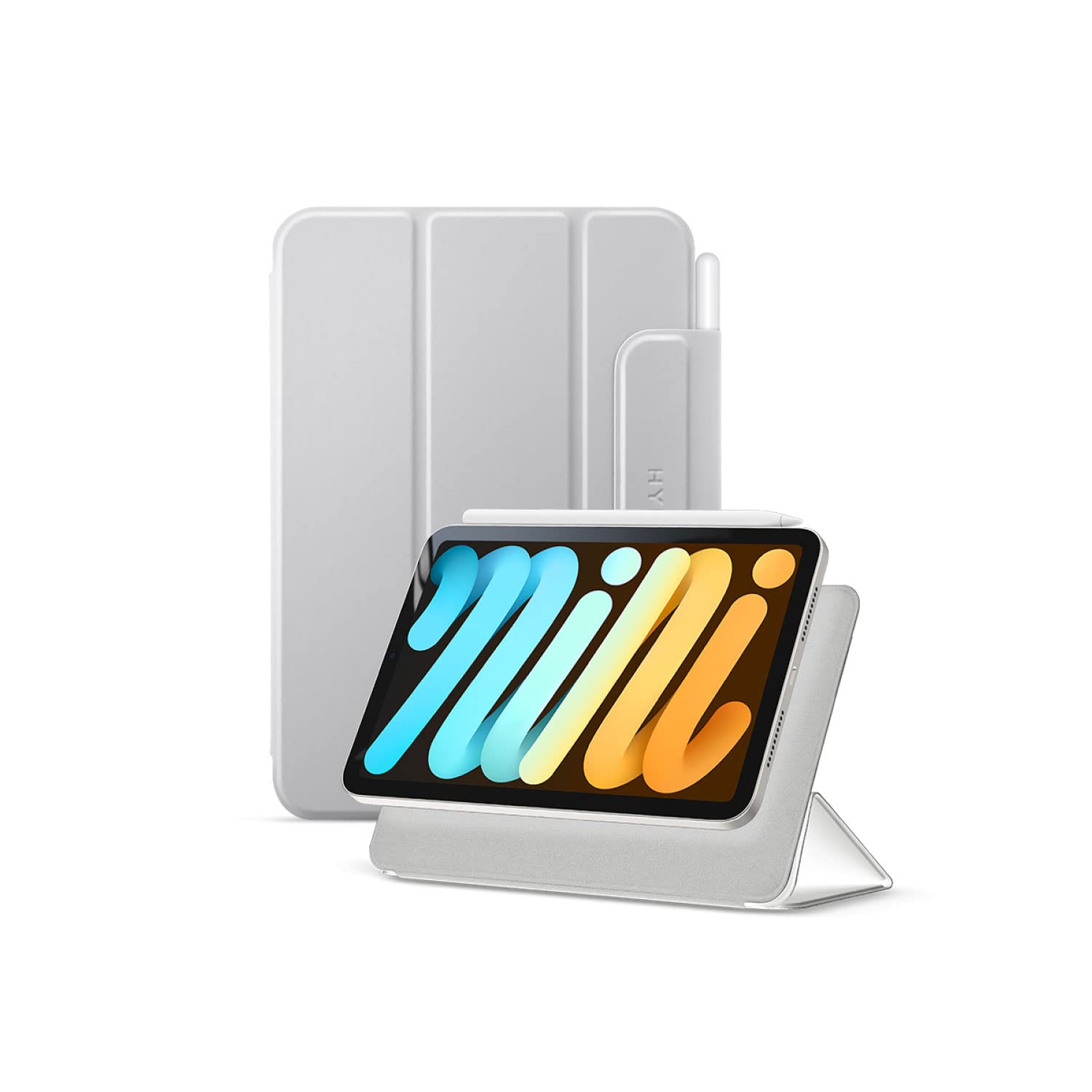 【3点セット】iPad mini + Pencil + Smart folio Elago Smart Folio Case for iPad Mini 8.3 inch 6th Generation