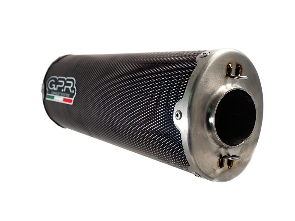 Scarico GPR compatibile con Bmw R 1250 Gs - Adventure 2019-2020, Dual Poppy, Scarico omologato, silenziatore con db killer estraibile e raccordo specifico
