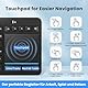 Bnnwa Kabellose Bluetooth-Tastatur mit Touchpad, kabellose TV-Tastatur mit Multi-Touch-Trackpad, unterstützt 3 Geräte für TV, Windows, Android, Chrome OS, Laptop, Tablet
