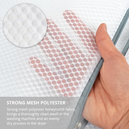 Geiteoa 3 Pack Mesh Laundry Bags For Delicates, Mesh Bra Bags With Hanging Loop thumb #2