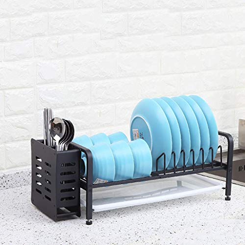 Waj Space Alumieinschichtige Abflussstichtrack Schwarz Küche Aufbewahrungsregal 49 * 25 * 18 Cm. - Image 5