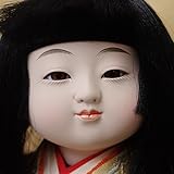 人形の秀月 日本人形 さくら ガラスケース付き 和装 着物 童人形 市松人形 和人形 置物