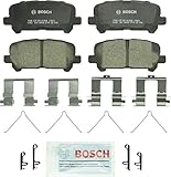 Bosch BC1585 QuietCast Premium Ceramic Disc Brake Pad Set For 2012-2015 Honda Pilot; Rear