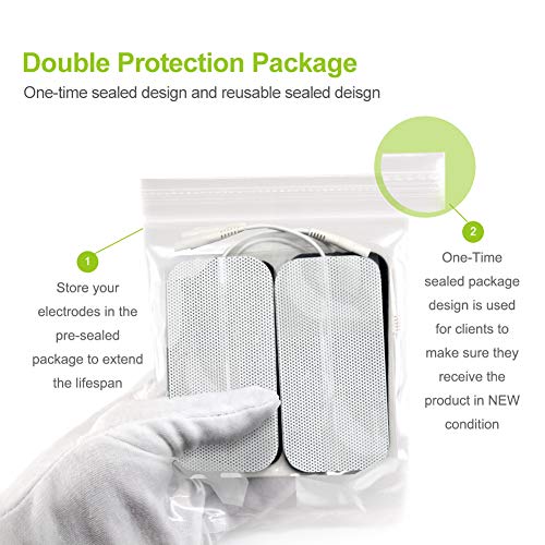 AUVON-TENS-Unit-Pads-2X4-8-Pcs-3rd-Gen-Latex-Free-Rectangular-Replacement-Pads-Electrode-Patches-with-Upgraded-Self-Stick-Performance-for-Electrotherapy
