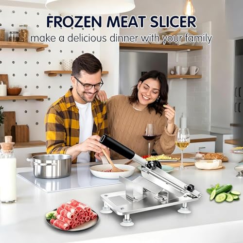 Industrial meat slicer machine