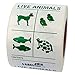 Labelident Transportaufkleber - enthält lebende Tiere Live Animals (Lebende Tiere) - 100 x 150 mm - 500 Verpackungskennzeichen auf 76 mm (3 Zoll) Rolle