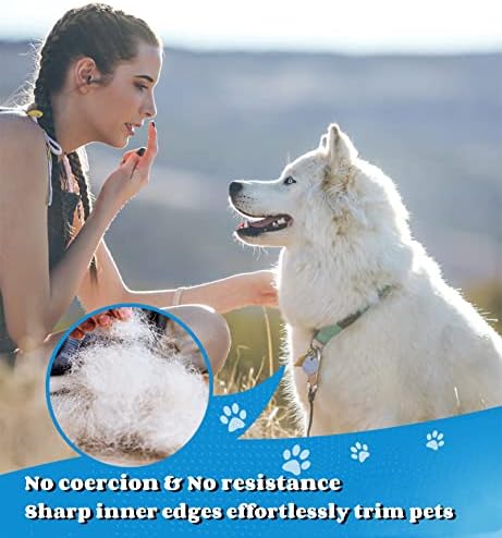 Morpilot® Dog Brush, Dog Cat Comb, Dog Grooming Rake, Dematting Comb, Shedding Tool, Undercoat Rake for Small, Medium and Large Pets, Effectively Reduces Hair Loss by up to 90%