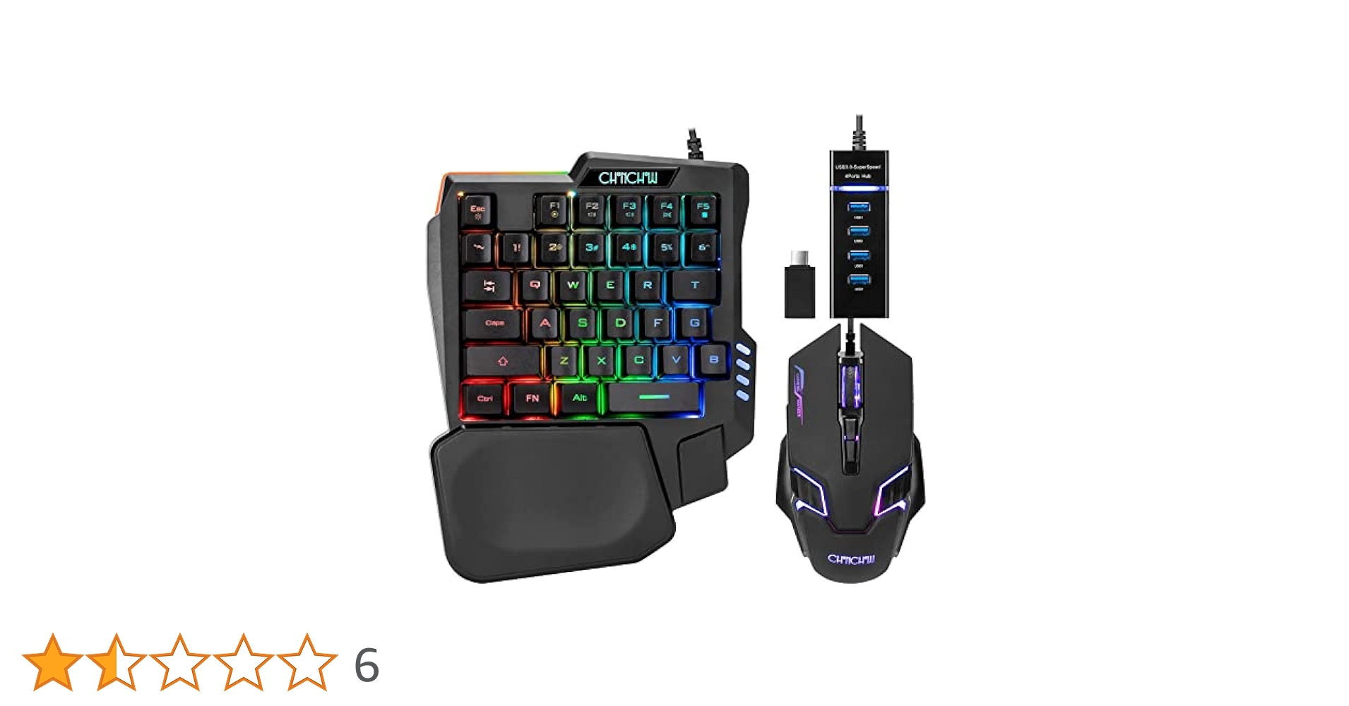 Amazon | 片手キーボード ゲーミングマウス 左手デバイス