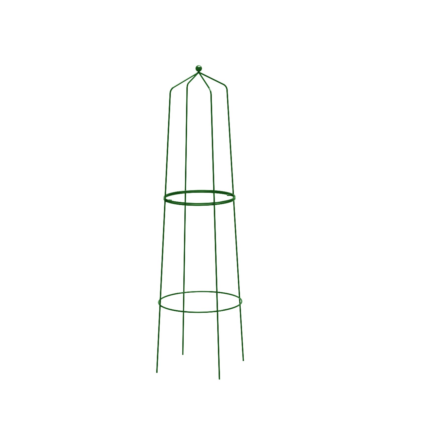 Support plantes KOMET P227A en acier massif vert foncé 115 cm robuste