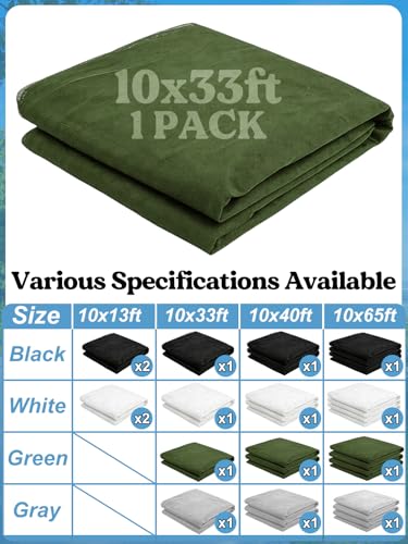 Image of 33x10ft Ultra-fine Mesh Mosquito Net, Patio Screen Netting, 1Pc Green