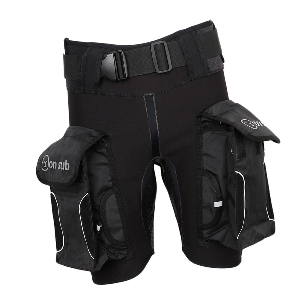 Neoprenowe spodenki z kieszeniami do nurkowania z akwalungiem, surfingu, kajakarstwa SUP S