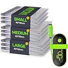 Vacbird Sacchetti Sottovuoto Vestiti Viaggio con Pompa USB, Set di 9 Buste Sottovuoto Vestiti Riutilizzabili, Durata Sacchetti Sottovuoto da Viaggio - Essenziali per Viaggio Salvaspazio