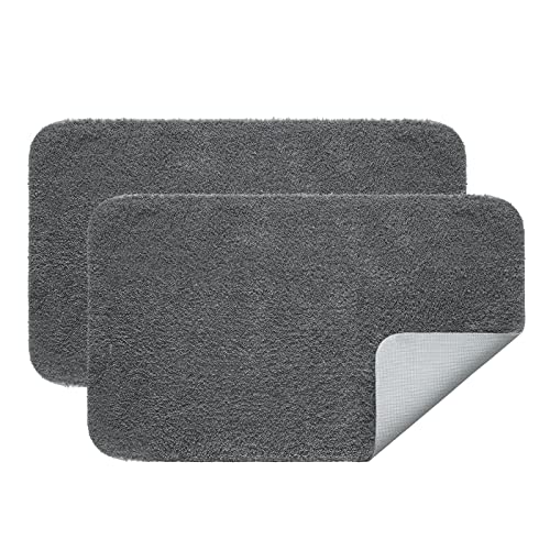 MIULEE Teppich Badgarnitur 2 Teilig Badematte Badezimmerteppich Badvorleger...
