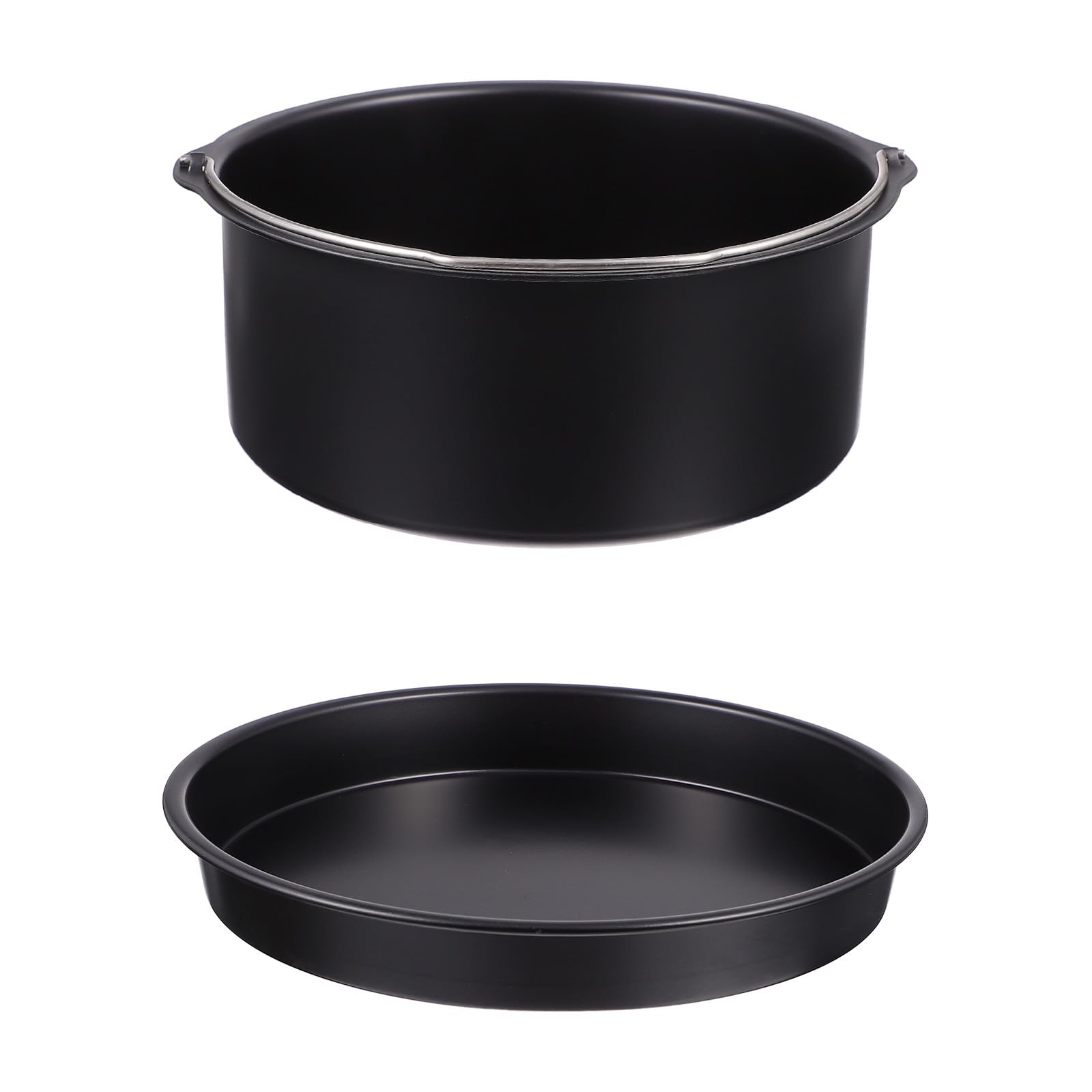 BESPORTBLE Set Accessori per Friggitrice ad Aria 2 Pezzi, Nero