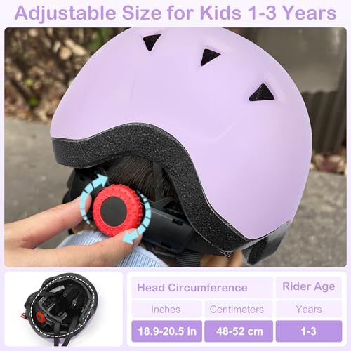 Image of Toddler Helmet, Baby Infant Kids Bike Helmet for Kids Age 1-3 /2-4 /3-5 /5-8 Adjustable Toddler Bike Helmets for Boys Girls for Scooter Skateboard Cycling