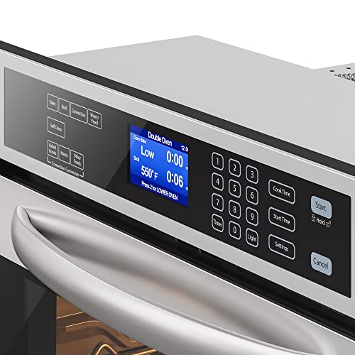 Koolmore KM-WO30D-SS 30-Inch Electric 5 Cu.Ft. Premium Double Wall Quiet, Rapid Convection, 7 Cook And Baking Modes, Dual Large Capacity Ovens thumb #2