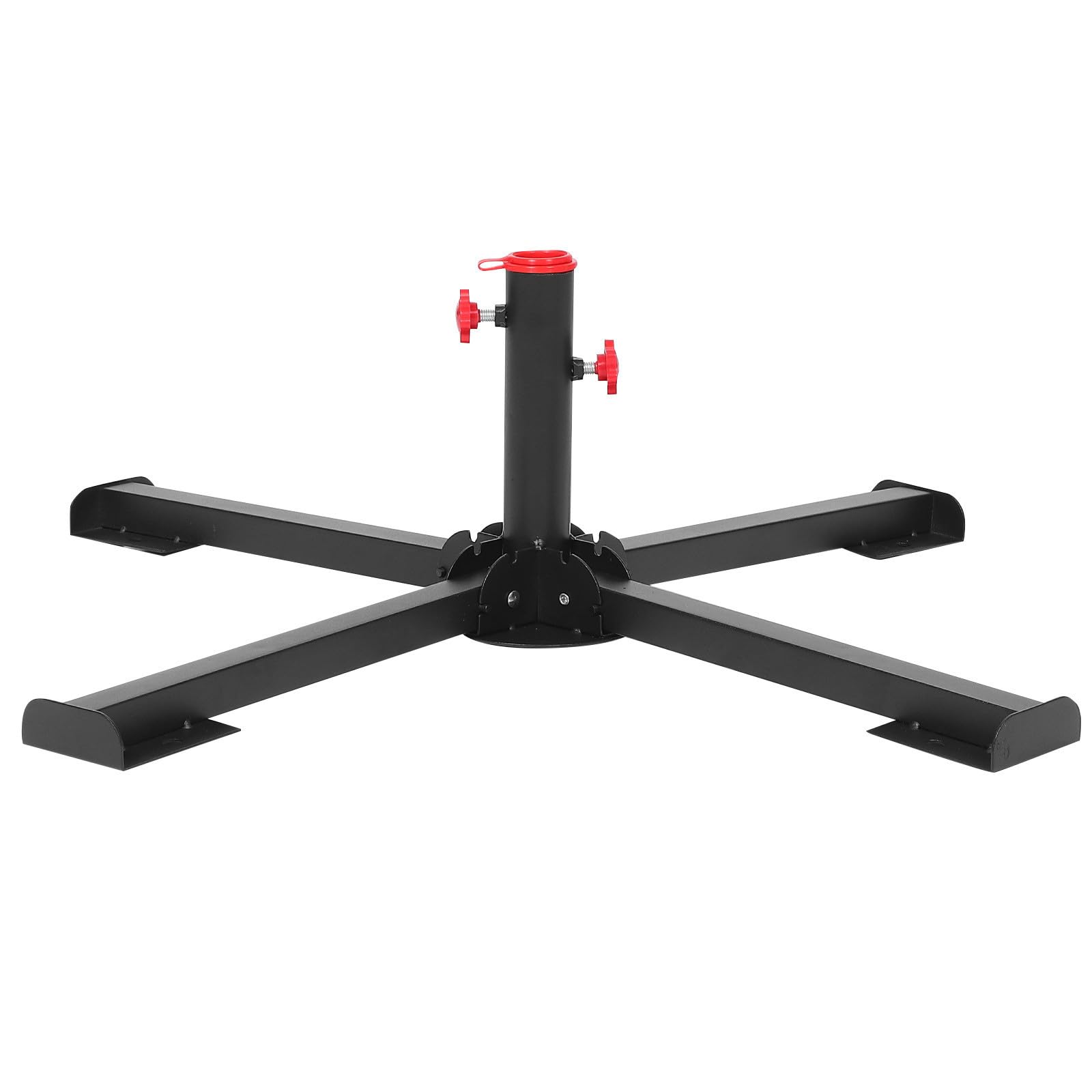 Cabilock Soporte Plegable para Árbol de Navidad, Metal, Negro, Exterior