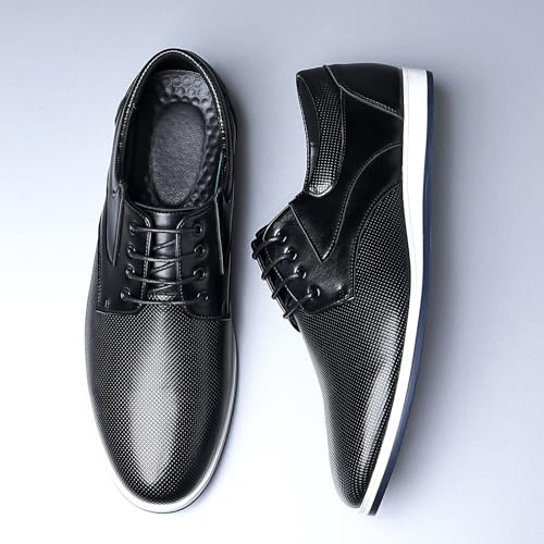 Image of Men's Fashion Casual Oxford Shoes Lace-up Formal Sneakers