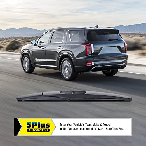 Image of 5 PLUS 10 inch Rear Wiper Blade Replacement for GMC Acadia 2012-2007 /Dodge Magnum 2008-2005 Nitro 2008-2007 /Saturn Outlook 2010-2007 BACK Windshield Wiper Blade (10-E)