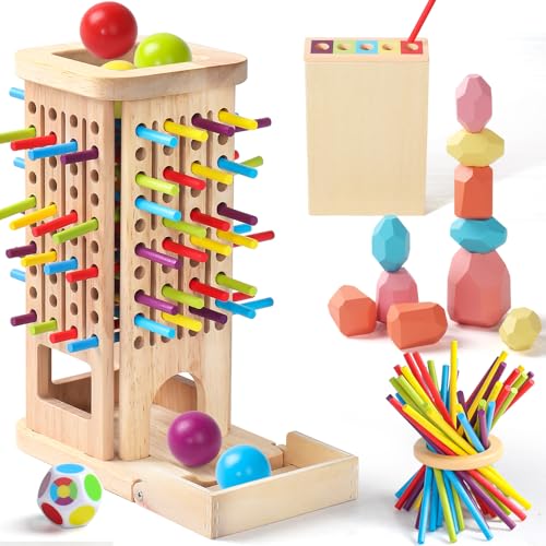 Juego de Mesa Montessori de Madera para Niños 4-8 años miniatura 1
