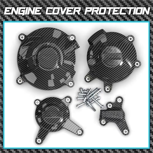 Protección de motor MT09 premium cubierta de estator con acabado estructural 2