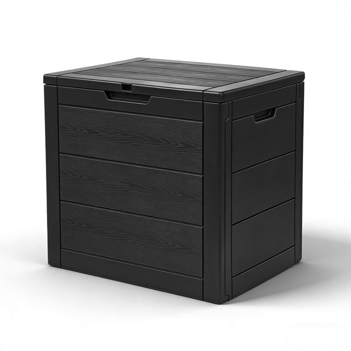 Mobiclinic®, Baule da Esterno, 120L, in Resina, per Giardino, Patio, Balcone, 56x43x53 cm, Impermeabile, Coperchio Incernierato, Chiusura a Scatto, Maniglie, Montaggio senza Attrezzi, Boxly