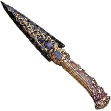Crystal Knife Arrow Head Crystal Knife Arrow Head Obsidian Kn-IFE Handmade Spiritual Tool for Home Decoration  Style1,24cm/9.44in