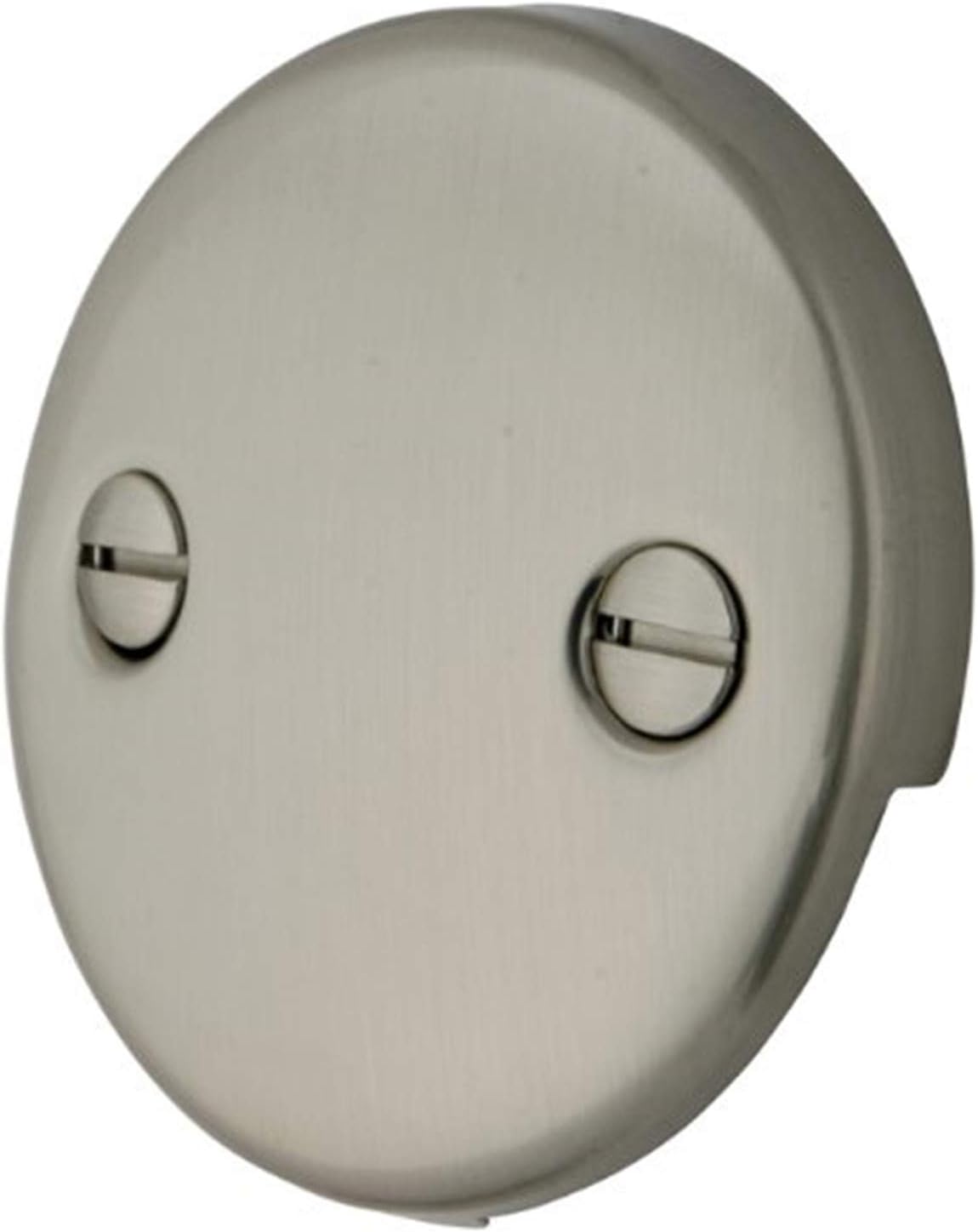 Kingston Brass DTT107 Bathtub Overflow Plate, Brushed Brass 3-3/16 Inch Diameter