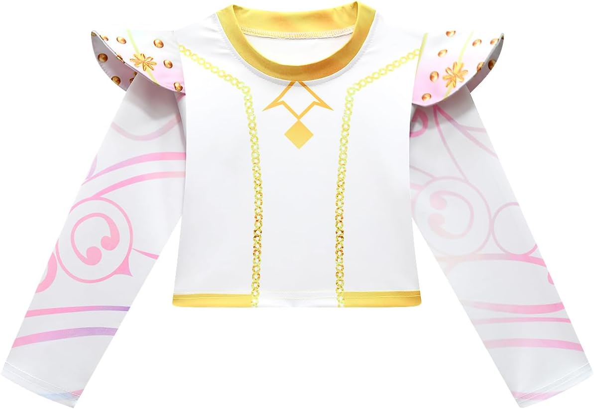 Girls Halloween Outfit Kids Singer Fashion Outerwear Party Clothes - Image 3