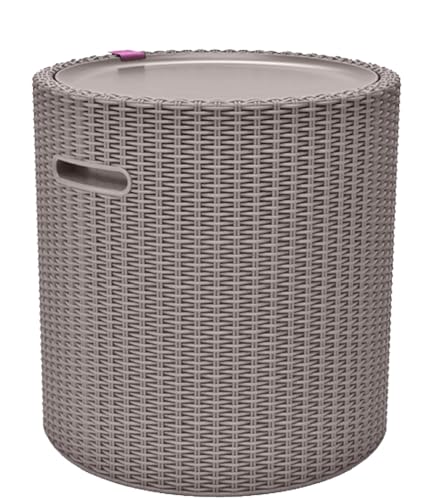 Keter Cool Side Table Cooler 3... Bar, Portable Bar, Cappuccino