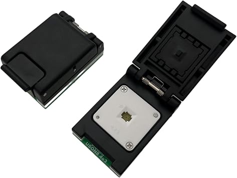 سهل الاستخدام WSON8 / QFN8 / DFN8 / USON8 إلى DIP8 محول رقاقة برمجة مقبس عالي التردد IC مقبس 4x4mm 4x3mm 3x2mm