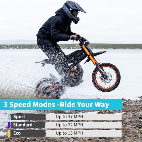 Image of Bootime 3000W GT54 PRO / GT54 Electric Dirt Bike for Adults Teens - 50 /37 MPH High-Speed, 14 inch Fat Tires & Dual Removable Battery(60V /48V) | All-Terrain Off-Road eBike for Snow, Sand