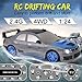 Liberty Imports RC Drift Car 1/24 2.4GHz 4WD Remote Control Sport Racing On-Road Vehicle with LED Light, Batteries and Drift Tires (Style 1)