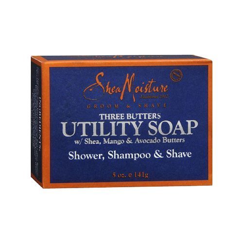 SHEA MOISTURE SOAP,MEN'S UTILITY, 5 OZ