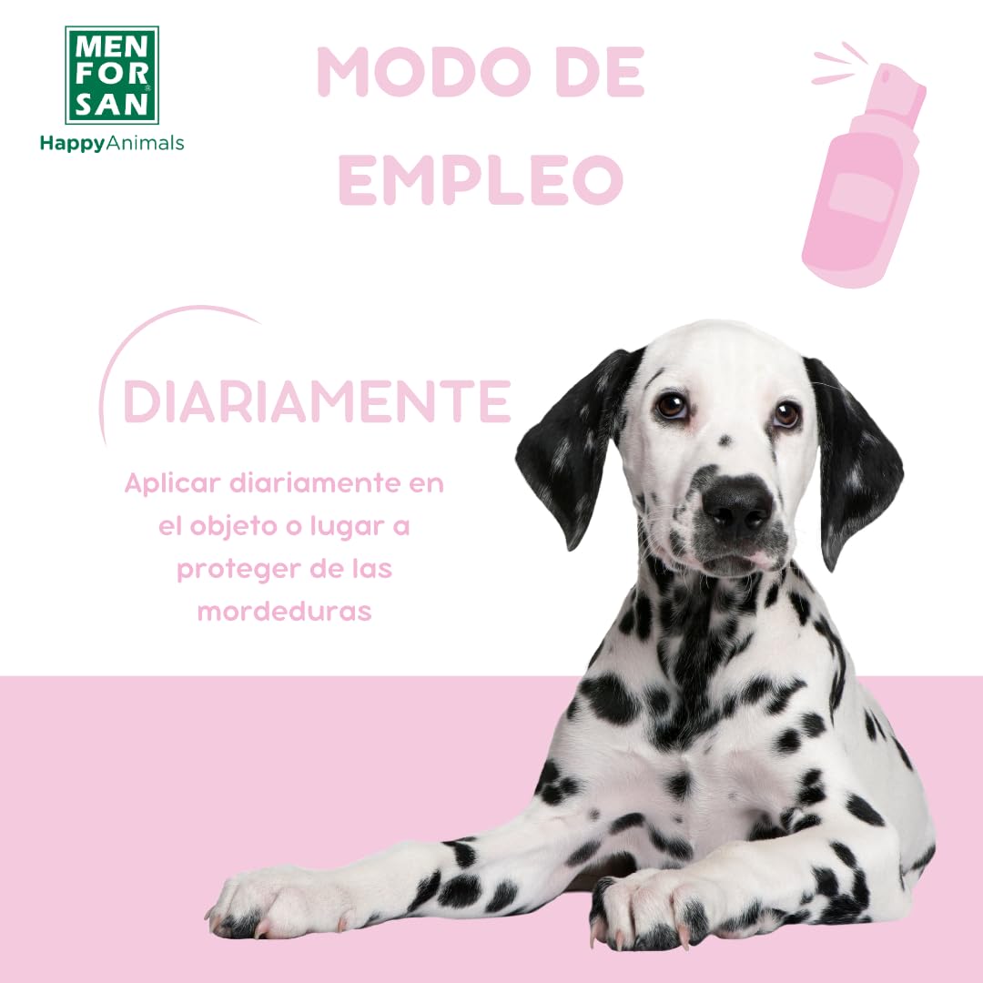 MENFORSAN Antibites Mobilier et Textile pour Chien 125 ML - Lot de 2 - Prévient Les morsures indésirables