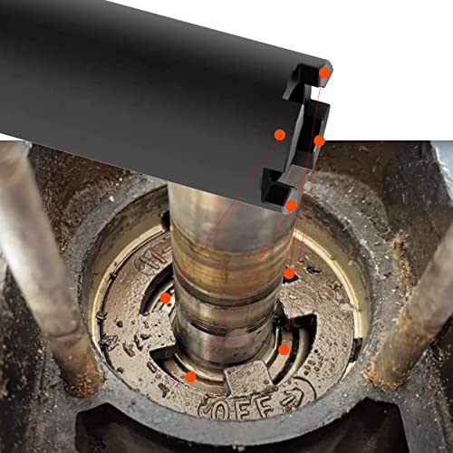 Image of 91-31107T Shift Shaft Bushing Tool and 91-43506 Drive Shaft Bearing Removal and Installation Threaded Wrench Tool Fit for Mercury Outboard