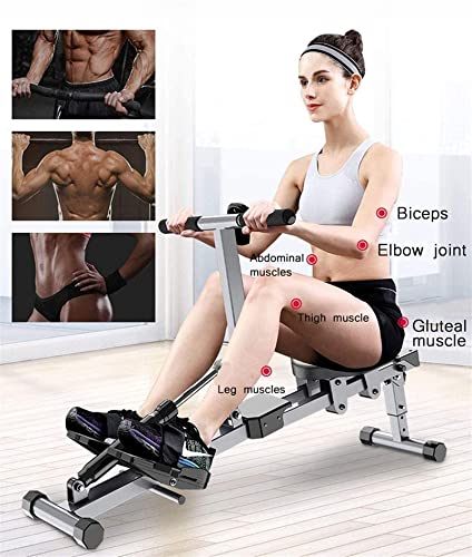 Image of Equipment Home Gym Home Rowing Machine Rowing Machines for Home use Foldable Orbital Rowing Machine LCD Monitor Incline Full Motion 330 lb W