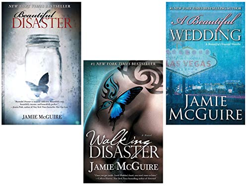Beautiful Series Jamie McGuire Collection 3 Books Set (A Beautiful Wedding, Walking Disaster, Beautiful Disaster)