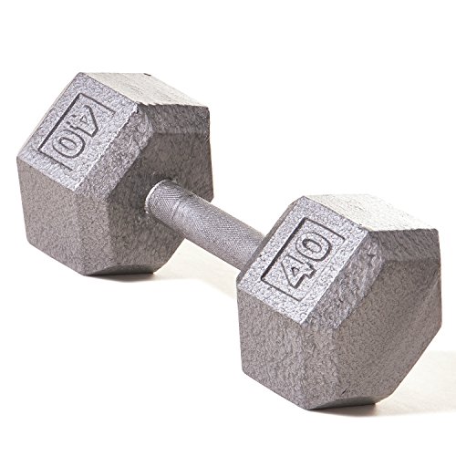 Solid Hex Dumbbell - 70 lb.
