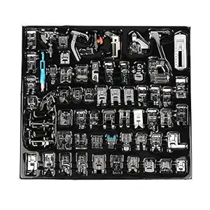 62Pcs Sewing Machine Presser Feet Set, Sew Machine Accessories Kit Set for Brother, Babylock, Singer, Janome, Elna, Toyota Sewing Machines