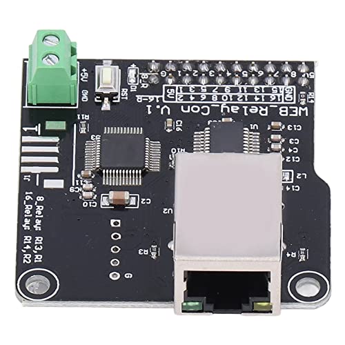 Module de contrôle Ethernet avec serveur Web intégré et 16 canaux RJ45