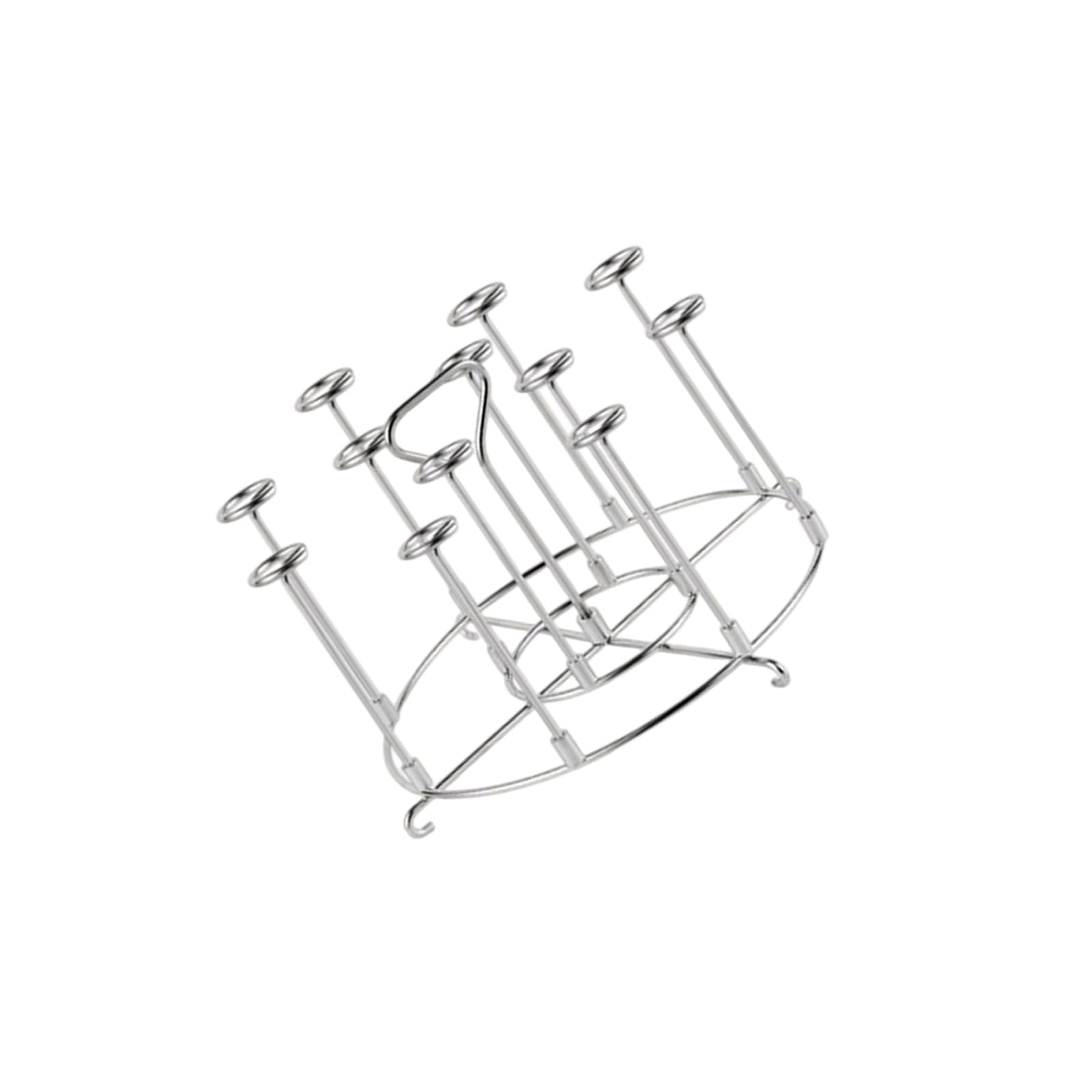 Kalttoy Space Saving Grills Detachable Vertical Barbecue Skewer Stand Baking Needle Practical BBQ Tool Air Fryers Accessories Skewer Stand