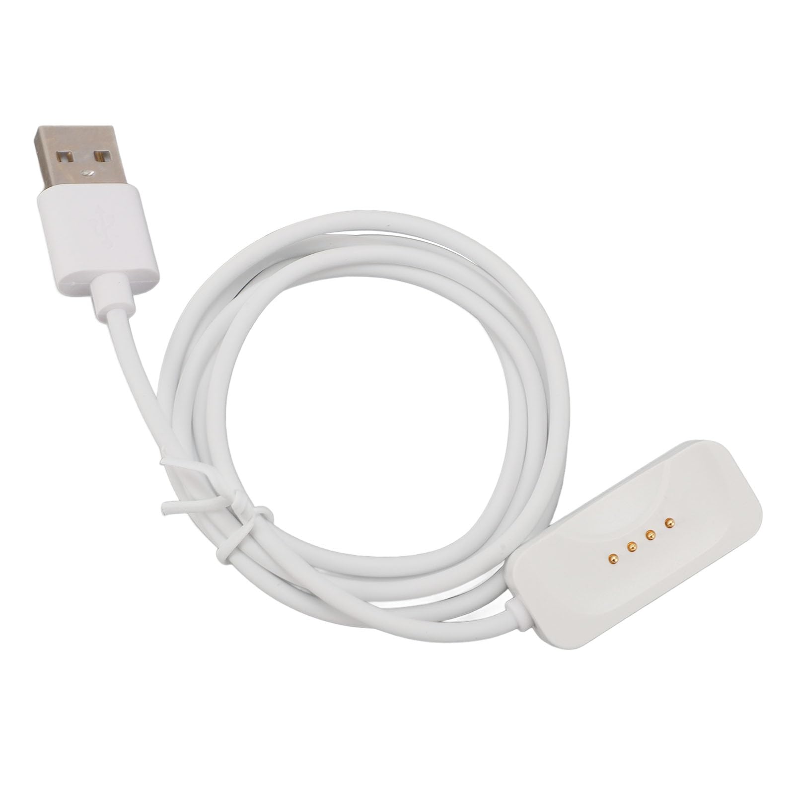 Kabel ładowarki USB do X///Zegarka do Smartwatcha, Wymienna ładowarka Kablowa USB, ładowanie Magnetyczne, 3,3 Stopy (WHITE)
