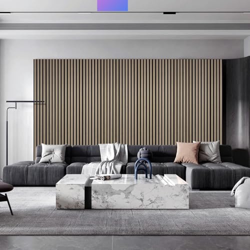 Paneles Acústicos Vohala 4-Pack - Paneles Decorativos para Pared en Madera 3D para Reducción de Ruido miniatura 5