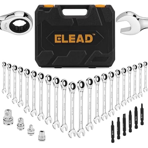 ELEAD 33-Piece Ratchet Wrench Set Cover