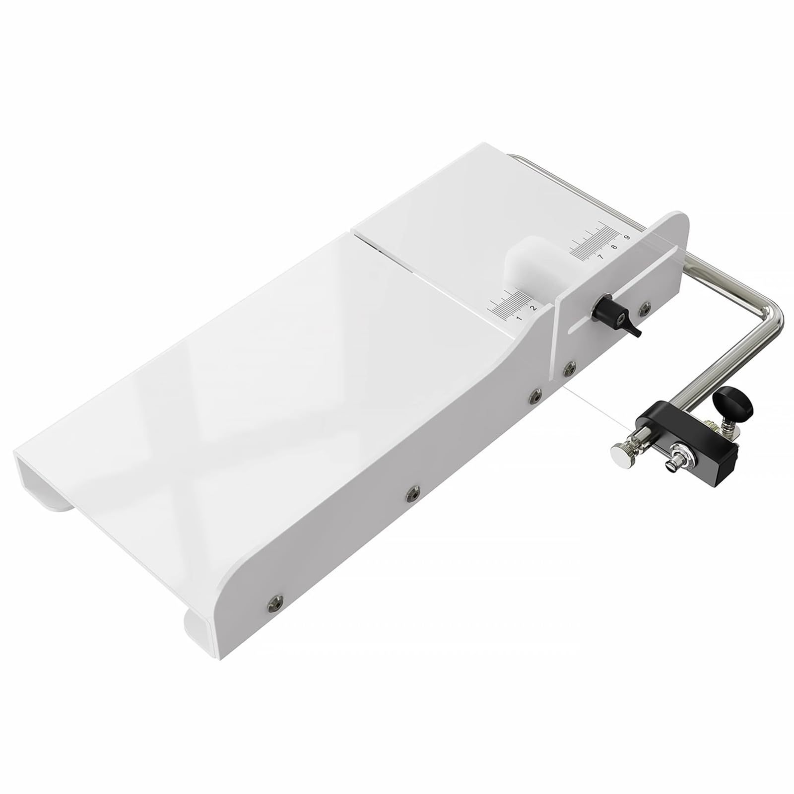 Cortador De Jabón De Alambre Simple, Herramienta De Corte Ajustable con Escala De Precisión, para Hacer Jabón Artesanal, Velas, Rebanar Queso, Herramienta De Corte DIY
